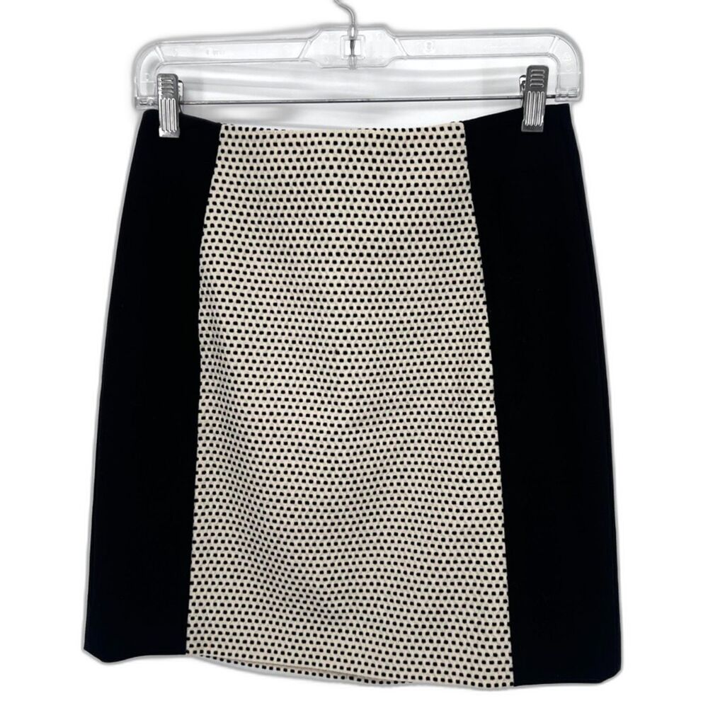 Ann Taylor Loft Two Tone Tufted Textured Pencil Skirt Elevated‎ Basic Size 0P